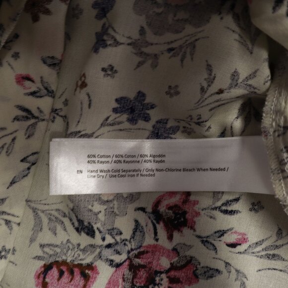 B.O.G Collective Wrap Dress Womens M Ivory Romantic Boho Garden Party Feminine - Picture 8 of 16